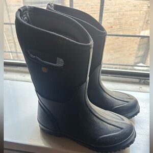 Kids Black Bogs Boots